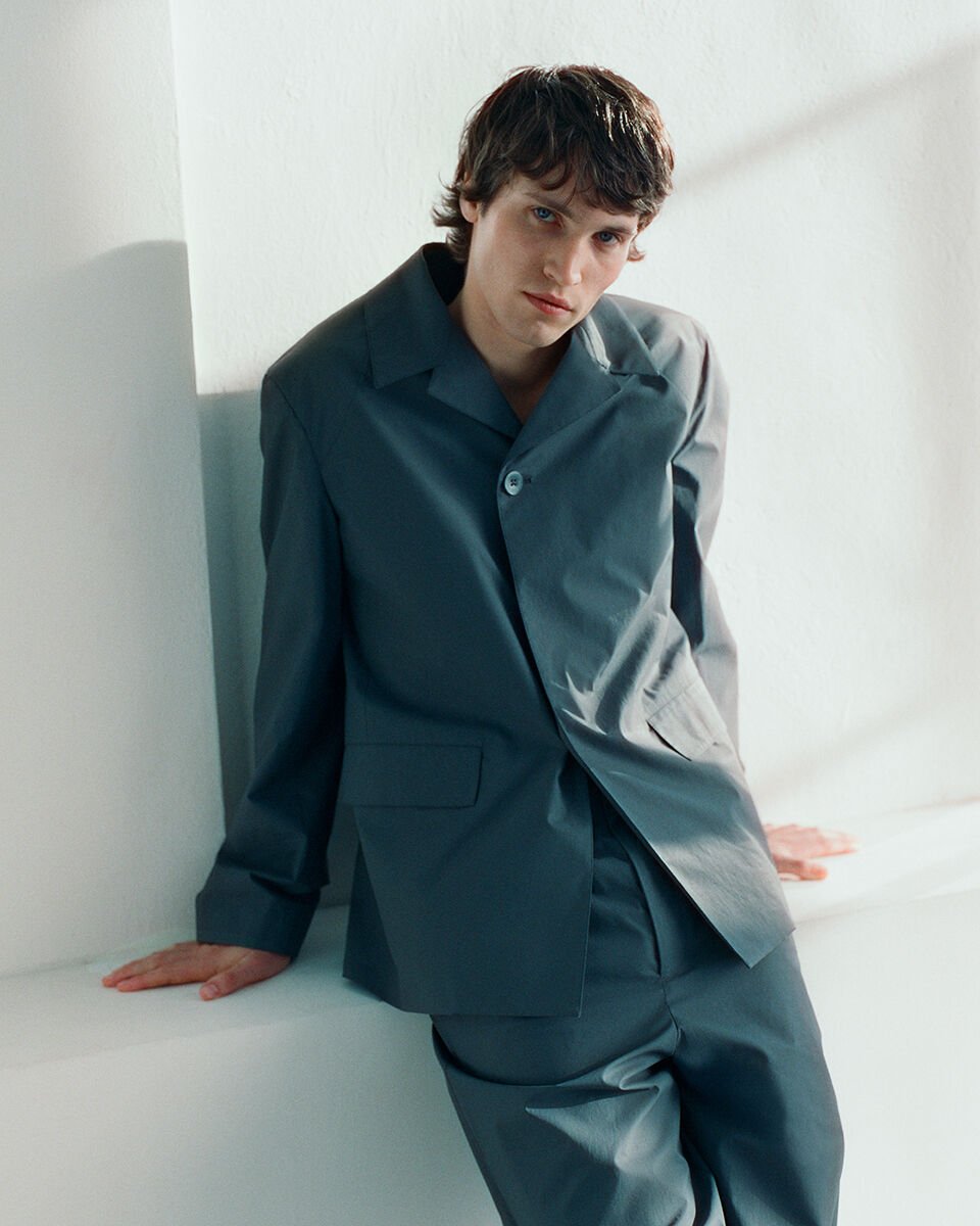 JIL SANDER フリルスリーブショートジャケット コットンシルク レディ・トゥ・ウェアをすべて表示 ウィメンズ | ジル・サンダー公式